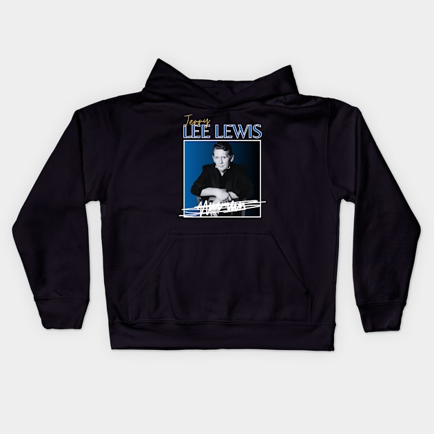 Jerry lee lewis///original retro Kids Hoodie by DetikWaktu